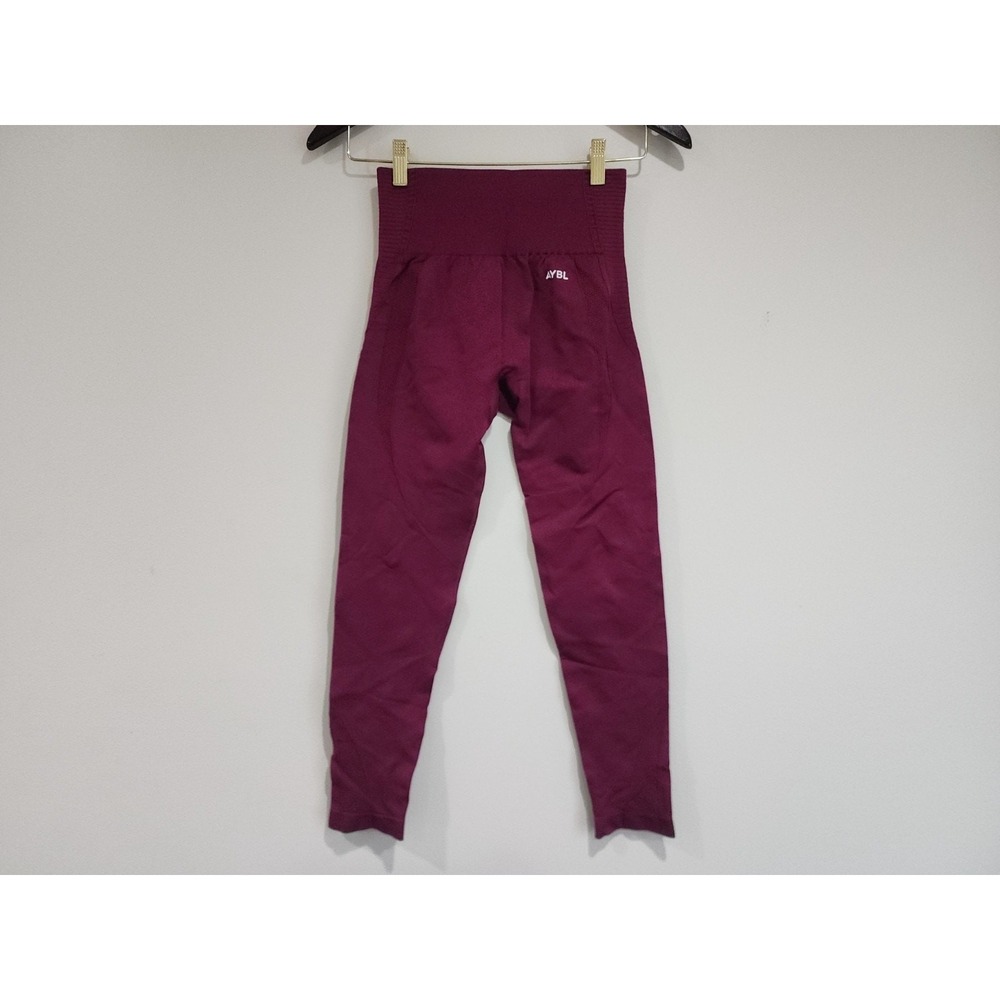 AYBL Balance V2 Seamless Leggings Womens Medium Rumba Red Yoga Athletic Wear